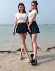 沙滩 丝袜,丝袜演绎的时尚诱惑